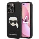 Husa pentru iPhone 14 Pro - Karl Lagerfeld Saffiano (KLHCP14LSAPKHK) - Karl`s Head