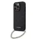 Husa pentru iPhone 14 Pro - Karl Lagerfeld Saffiano Monogram Chain (KLHCP14LSACKLHPK) - Black Husa pentru iPhone 14 Pro - Karl Lagerfeld Saffiano Monogram Chain (KLHCP14LSACKLHPK) - Black