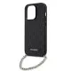 Husa pentru iPhone 14 Pro - Karl Lagerfeld Saffiano Monogram Chain (KLHCP14LSACKLHPK) - Black Husa pentru iPhone 14 Pro - Karl Lagerfeld Saffiano Monogram Chain (KLHCP14LSACKLHPK) - Black