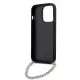 Husa pentru iPhone 14 Pro - Karl Lagerfeld Saffiano Monogram Chain (KLHCP14LSACKLHPK) - Black Husa pentru iPhone 14 Pro - Karl Lagerfeld Saffiano Monogram Chain (KLHCP14LSACKLHPK) - Black