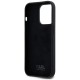 Husa pentru iPhone 14 Pro - Karl Lagerfeld Silicone (KLHCP14LSCMSMVK) - Karl Script