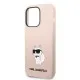 Husa pentru iPhone 14 Pro - Karl Lagerfeld Silicone (KLHCP14LSNCHBCP) - Pink Choupette Husa pentru iPhone 14 Pro - Karl Lagerfeld Silicone (KLHCP14LSNCHBCP) - Pink Choupette