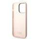 Husa pentru iPhone 14 Pro - Karl Lagerfeld Silicone (KLHCP14LSNCHBCP) - Pink Choupette