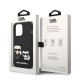 Husa pentru iPhone 14 Pro - Karl Lagerfeld Silicone Liquid MagSafe (KLHMP14LSSKCK) - Karl&Choupette