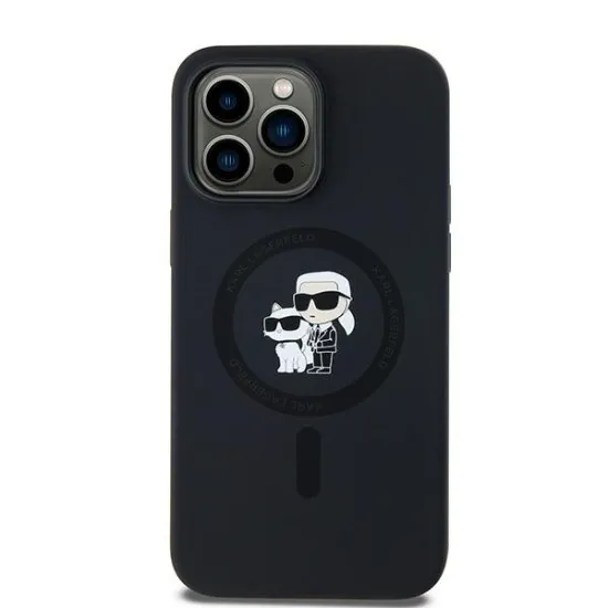 Husa pentru iPhone 14 Pro - Karl Lagerfeld Silicone MagSafe (KLHMP14LSCMKCRHK) - Karl&Choupette Husa pentru iPhone 14 Pro - Karl Lagerfeld Silicone MagSafe (KLHMP14LSCMKCRHK) - Karl&Choupette