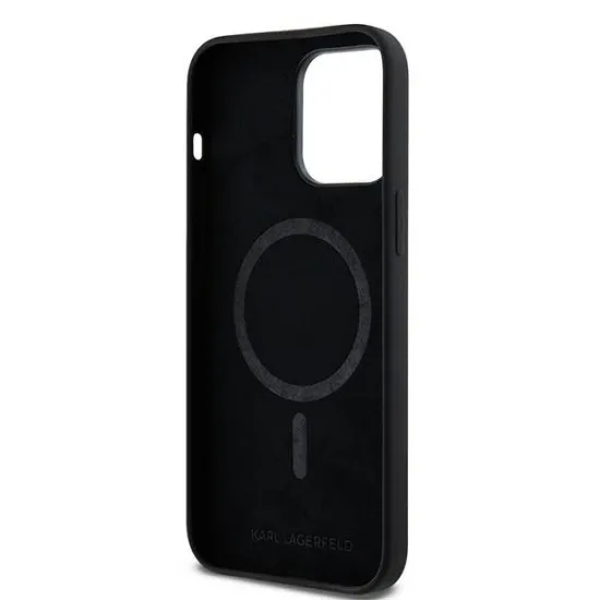 Husa pentru iPhone 14 Pro - Karl Lagerfeld Silicone MagSafe (KLHMP14LSCMKCRHK) - Karl&Choupette Husa pentru iPhone 14 Pro - Karl Lagerfeld Silicone MagSafe (KLHMP14LSCMKCRHK) - Karl&Choupette