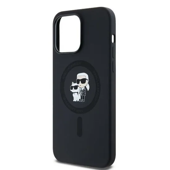 Husa pentru iPhone 14 Pro - Karl Lagerfeld Silicone MagSafe (KLHMP14LSCMKCRHK) - Karl&Choupette Husa pentru iPhone 14 Pro - Karl Lagerfeld Silicone MagSafe (KLHMP14LSCMKCRHK) - Karl&Choupette