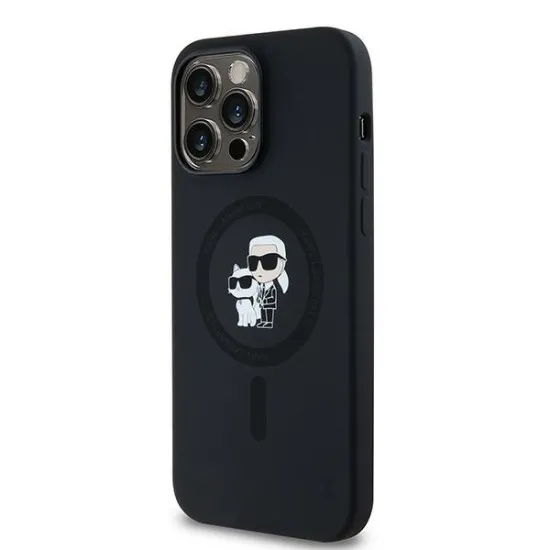 Husa pentru iPhone 14 Pro - Karl Lagerfeld Silicone MagSafe (KLHMP14LSCMKCRHK) - Karl&Choupette Husa pentru iPhone 14 Pro - Karl Lagerfeld Silicone MagSafe (KLHMP14LSCMKCRHK) - Karl&Choupette