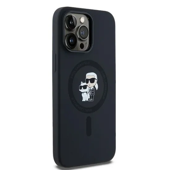 Husa pentru iPhone 14 Pro - Karl Lagerfeld Silicone MagSafe (KLHMP14LSCMKCRHK) - Karl&Choupette Husa pentru iPhone 14 Pro - Karl Lagerfeld Silicone MagSafe (KLHMP14LSCMKCRHK) - Karl&Choupette