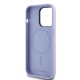 Husa pentru iPhone 14 Pro - Karl Lagerfeld Silicone Ring MagSafe (KLHMP14LSCMKCRHU) - Purple Karl&Choupette Head