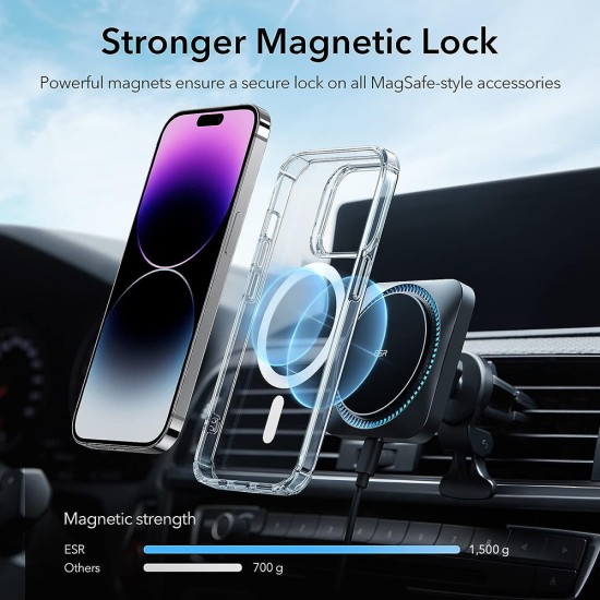 Husa pentru iPhone 14 Pro Max - ESR Krystec HaloLock - Clear