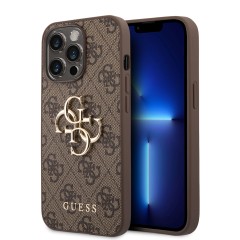 Husa pentru iPhone 14 Pro Max - Guess Hardcase 4G Big Metal Logo (GUHCP14X4GMGBR) - Brown Husa pentru iPhone 14 Pro Max - Guess Hardcase 4G Big Metal Logo (GUHCP14X4GMGBR) - Brown