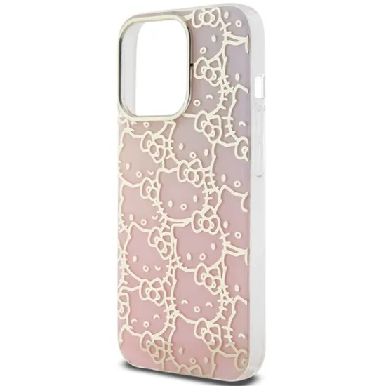Husa pentru iPhone 14 Pro Max - Hello Kitty Hardcase IML Gradient Electrop Crowded Kitty Head (HKHCP14XHCHPEP) - Pink Husa pentru iPhone 14 Pro Max - Hello Kitty Hardcase IML Gradient Electrop Crowded Kitty Head (HKHCP14XHCHPEP) - Pink
