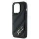 Husa pentru iPhone 14 Pro Max - Karl Lagerfeld Diagonal Quilted Script (KLHCP14XPQDSMGK) - Black Husa pentru iPhone 14 Pro Max - Karl Lagerfeld Diagonal Quilted Script (KLHCP14XPQDSMGK) - Black