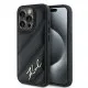 Husa pentru iPhone 14 Pro Max - Karl Lagerfeld Diagonal Quilted Script (KLHCP14XPQDSMGK) - Black Husa pentru iPhone 14 Pro Max - Karl Lagerfeld Diagonal Quilted Script (KLHCP14XPQDSMGK) - Black