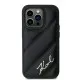 Husa pentru iPhone 14 Pro Max - Karl Lagerfeld Diagonal Quilted Script (KLHCP14XPQDSMGK) - Black Husa pentru iPhone 14 Pro Max - Karl Lagerfeld Diagonal Quilted Script (KLHCP14XPQDSMGK) - Black