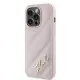 Husa pentru iPhone 14 Pro Max - Karl Lagerfeld Diagonal Quilted Script (KLHCP14XPQDSMGP) - Pink Husa pentru iPhone 14 Pro Max - Karl Lagerfeld Diagonal Quilted Script (KLHCP14XPQDSMGP) - Pink