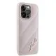 Husa pentru iPhone 14 Pro Max - Karl Lagerfeld Diagonal Quilted Script (KLHCP14XPQDSMGP) - Pink Husa pentru iPhone 14 Pro Max - Karl Lagerfeld Diagonal Quilted Script (KLHCP14XPQDSMGP) - Pink