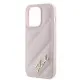 Husa pentru iPhone 14 Pro Max - Karl Lagerfeld Diagonal Quilted Script (KLHCP14XPQDSMGP) - Pink Husa pentru iPhone 14 Pro Max - Karl Lagerfeld Diagonal Quilted Script (KLHCP14XPQDSMGP) - Pink