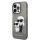 Husa pentru iPhone 14 Pro Max - Karl Lagerfeld Hardcase Glitter (KLHCP14XHNKCTGK) - Karl&Choupette