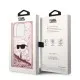 Husa pentru iPhone 14 Pro Max - Karl Lagerfeld Hardcase Glitter (KLHCP14XLNKHCP) - Pink Karl Head
