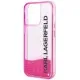 Husa pentru iPhone 14 Pro Max - Karl Lagerfeld Hardcase Liquid Glitter (KLHCP14XLCKVF) - Pink Elong Husa pentru iPhone 14 Pro Max - Karl Lagerfeld Hardcase Liquid Glitter (KLHCP14XLCKVF) - Pink Elong