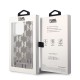 Husa pentru iPhone 14 Pro Max - Karl Lagerfeld Hardcase Liquid Glitter (KLHCP14XLMNMS) - Silver Monogram