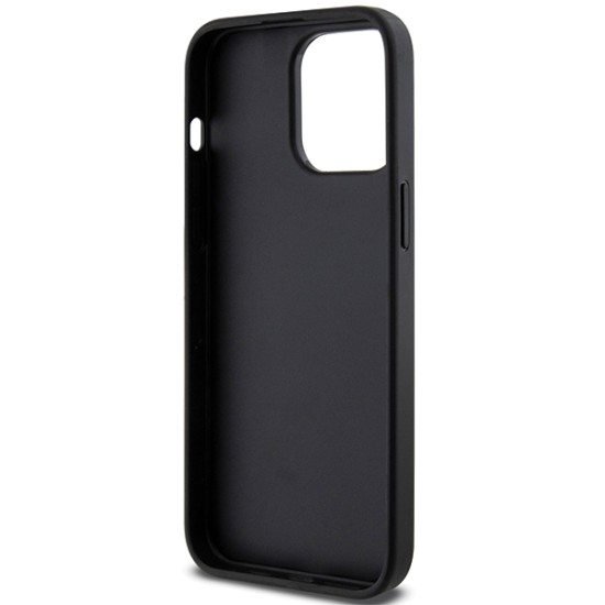 Husa pentru iPhone 14 Pro Max - Karl Lagerfeld Saffiano Gripstand (KLHCP14XGSACHPK) - Choupette