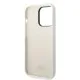 Husa pentru iPhone 14 Pro Max - Karl Lagerfeld Silicone (KLHCP14XSNIKBCH) - White Ikonik