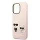 Husa pentru iPhone 14 Pro Max - Karl Lagerfeld Silicone MagSafe (KLHMP14XSSKCI) - Light Pink Karl&Choupette Husa pentru iPhone 14 Pro Max - Karl Lagerfeld Silicone MagSafe (KLHMP14XSSKCI) - Light Pink Karl&Choupette