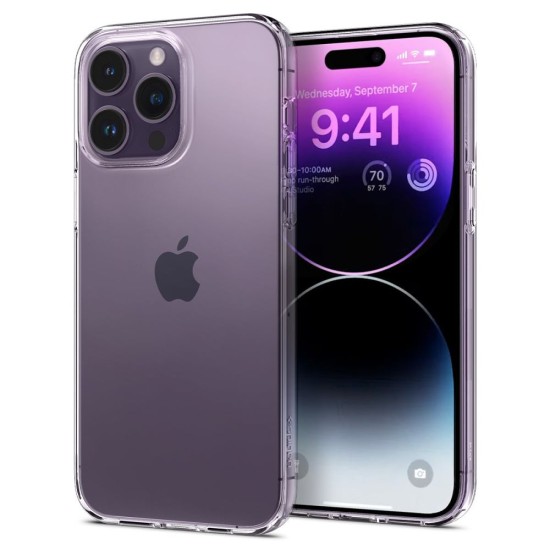 Husa pentru iPhone 14 Pro Max - Spigen Liquid Crystal - Clear