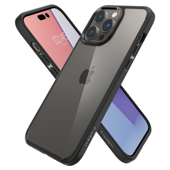 Husa pentru iPhone 14 Pro Max - Spigen Ultra Hybrid - Matte Black