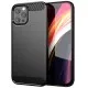 Husa pentru iPhone 14 Pro Max - Techsuit Carbon Silicone - Black Husa pentru iPhone 14 Pro Max - Techsuit Carbon Silicone - Black