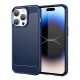 Husa pentru iPhone 14 Pro Max - Techsuit Carbon Silicone - Blue