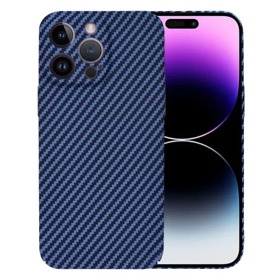 Husa pentru iPhone 14 Pro Max - Techsuit Carbonite FiberShell - Cyan Husa pentru iPhone 14 Pro Max - Techsuit Carbonite FiberShell - Cyan