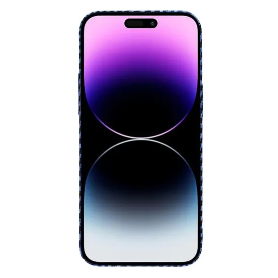 Husa pentru iPhone 14 Pro Max - Techsuit Carbonite FiberShell - Cyan Husa pentru iPhone 14 Pro Max - Techsuit Carbonite FiberShell - Cyan