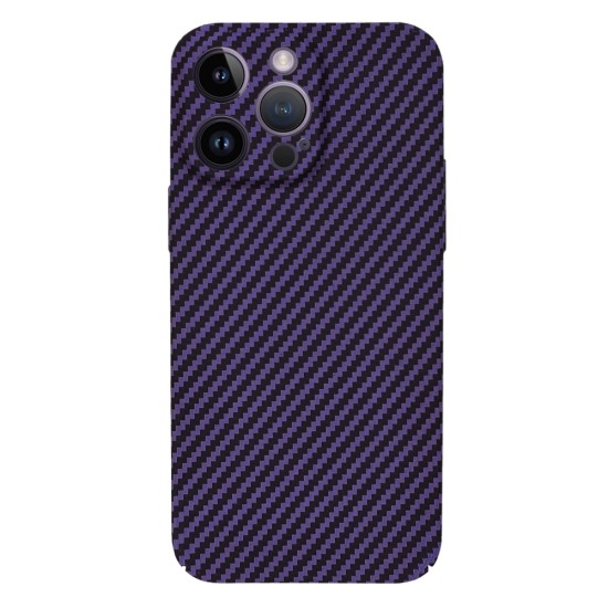 Husa pentru iPhone 14 Pro Max - Techsuit Carbonite FiberShell - Purple