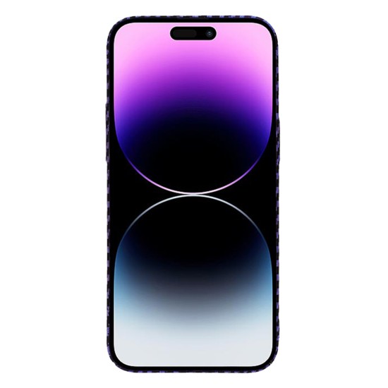 Husa pentru iPhone 14 Pro Max - Techsuit Carbonite FiberShell - Purple