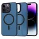 Husa pentru iPhone 14 Pro Max - Techsuit HaloFrost MagSafe Series - Deep Blue Husa pentru iPhone 14 Pro Max - Techsuit HaloFrost MagSafe Series - Deep Blue