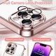 Husa pentru iPhone 14 Pro Max - Techsuit Luxury Crystal MagSafe - Pink