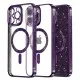 Husa pentru iPhone 14 Pro Max - Techsuit Luxury Glitter MagSafe - Deep Purple Husa pentru iPhone 14 Pro Max - Techsuit Luxury Glitter MagSafe - Deep Purple