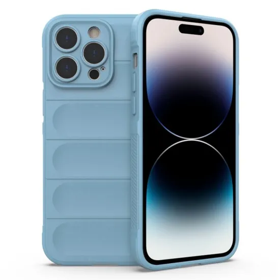 Husa pentru iPhone 14 Pro Max - Techsuit Magic Shield - Bleu Husa pentru iPhone 14 Pro Max - Techsuit Magic Shield - Bleu