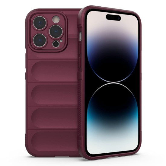 Husa pentru iPhone 14 Pro Max - Techsuit Magic Shield - Bordeaux