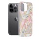 Husa pentru iPhone 14 Pro Max - Techsuit Marble Series - Pink Hex