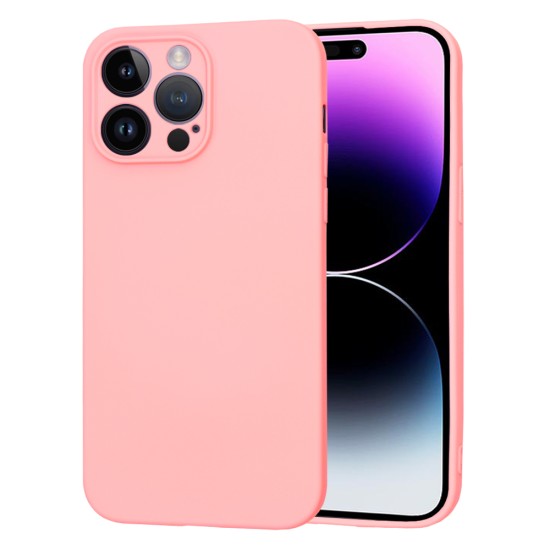 Husa pentru iPhone 14 Pro Max - Techsuit SoftFlex - Chalk Pink