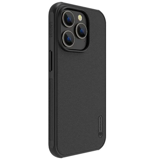 Husa pentru iPhone 14 Pro - Nillkin Super Frosted Shield Pro - Black Husa pentru iPhone 14 Pro - Nillkin Super Frosted Shield Pro - Black