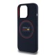 Husa pentru iPhone 14 Pro - Red Bull Racing Silicone Red Ring MagSafe (RBHMP14L24SIILVR) - Navy