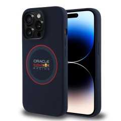 Husa pentru iPhone 14 Pro - Red Bull Racing Silicone Red Ring MagSafe (RBHMP14L24SIILVR) - Navy Husa pentru iPhone 14 Pro - Red Bull Racing Silicone Red Ring MagSafe (RBHMP14L24SIILVR) - Navy