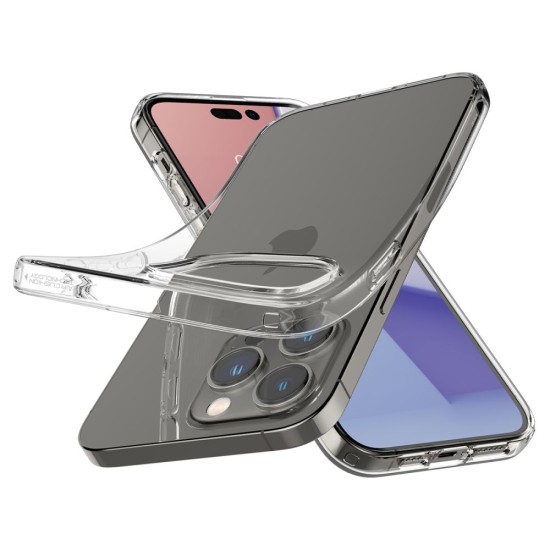 Husa pentru iPhone 14 Pro - Spigen Liquid Crystal - Clear