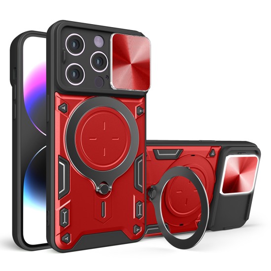 Husa pentru iPhone 14 Pro - Techsuit CamGuard Pro - Red